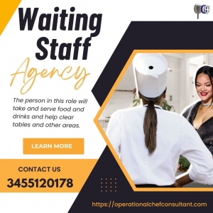 Hire a Chef Agency to Hire temporary waiting Staff and Bartenders